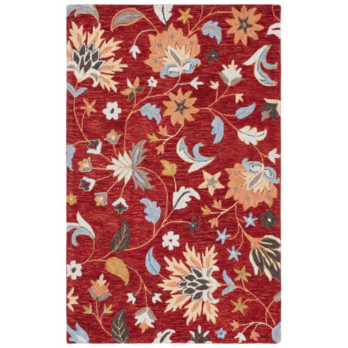 Safavieh Jardin Hand Tufted Floral Rug Wayfair